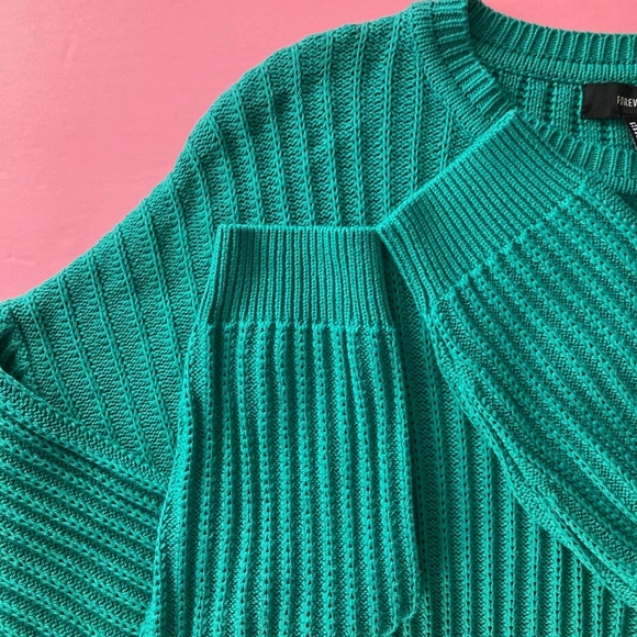 Sweater Teal Forever21 - Picture 3 of 6